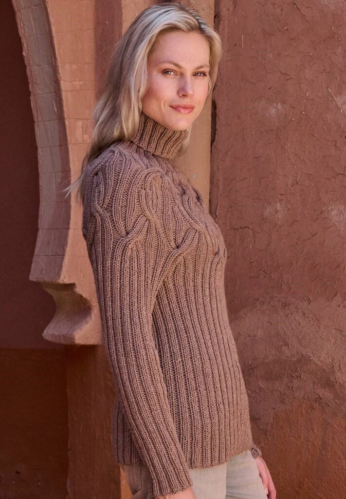 вязаный пуловер