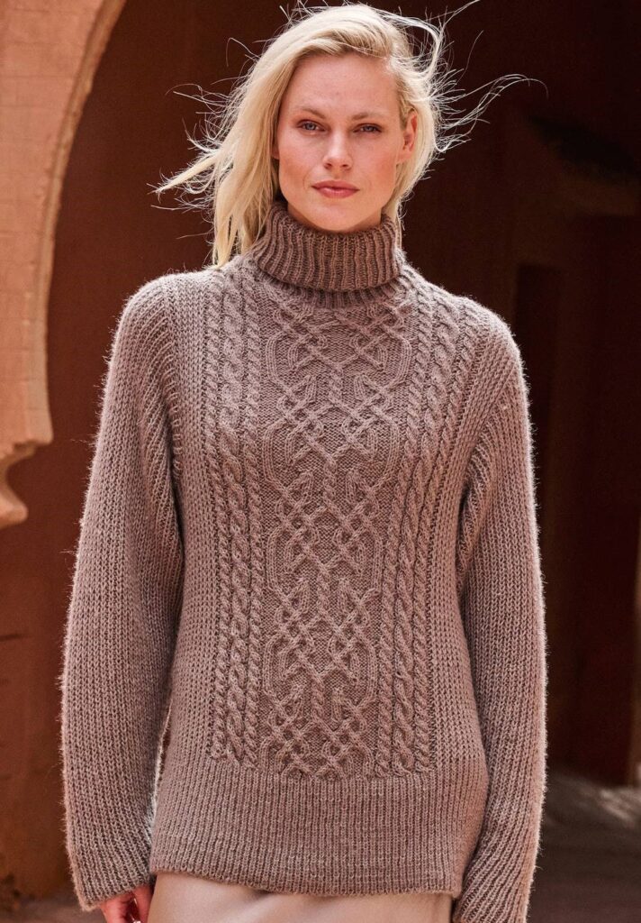 вязаный пуловер