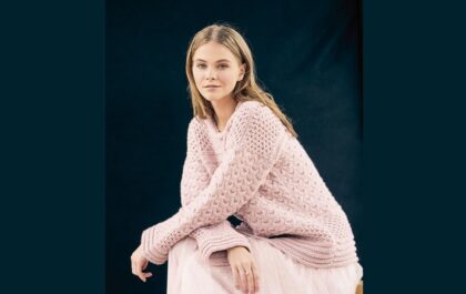 вязаный пуловер