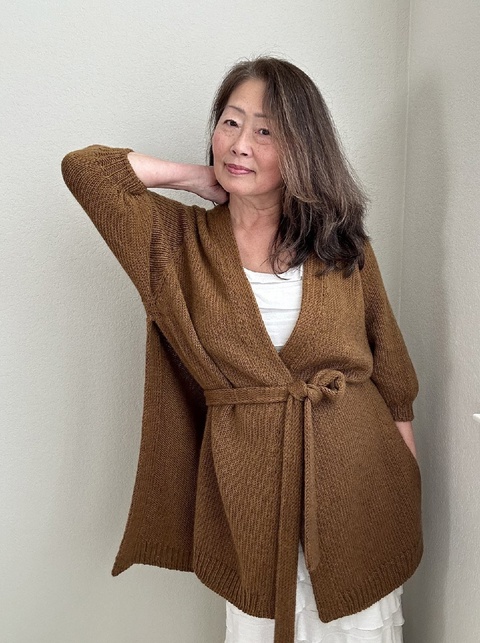 вязаный кардиган