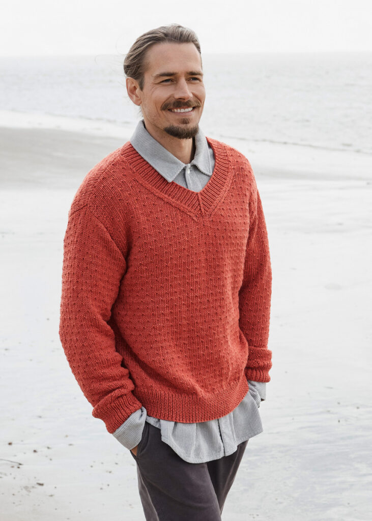 вязаный пуловер