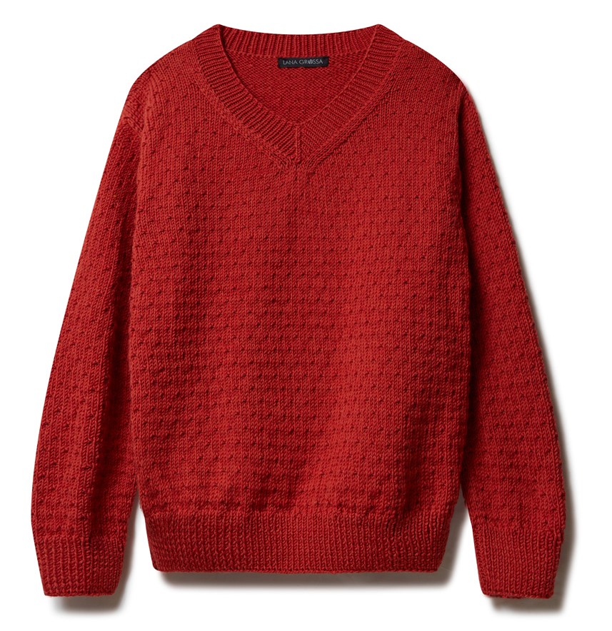 вязаный пуловер