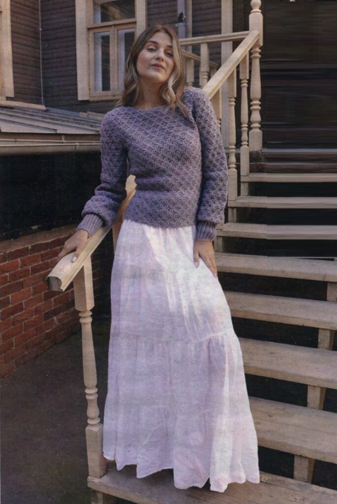 вязаный пуловер