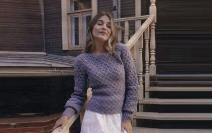 вязаный пуловер