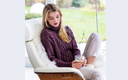 вязаный пуловер