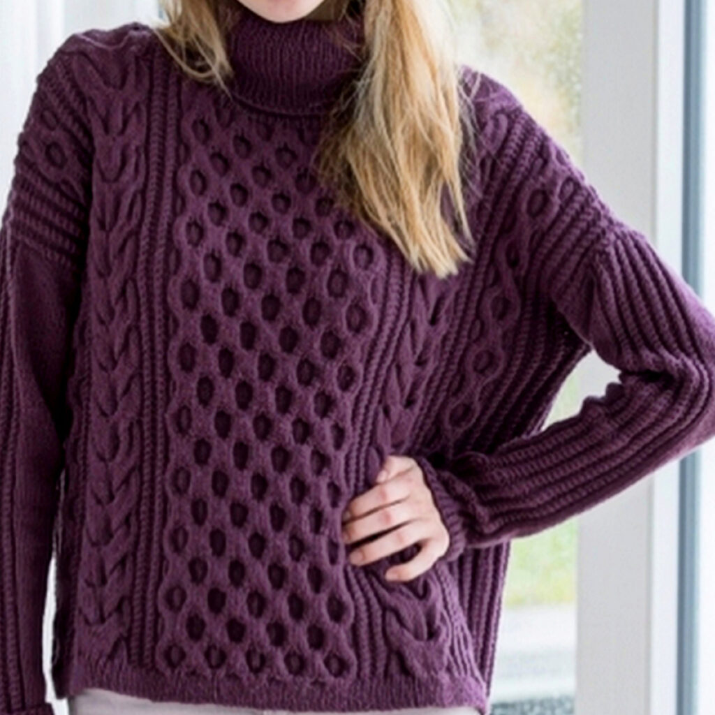 вязаный пуловер