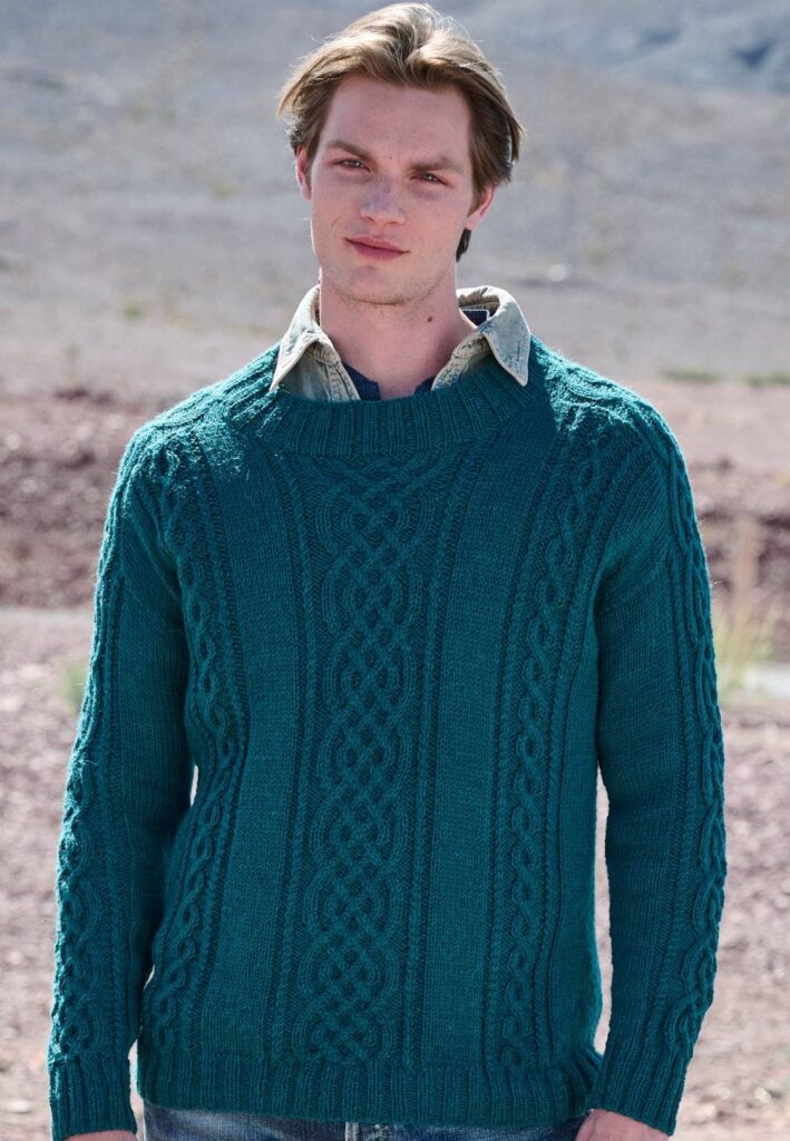 вязаный пуловер