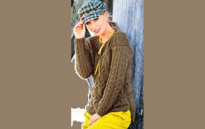 вязаный пуловер