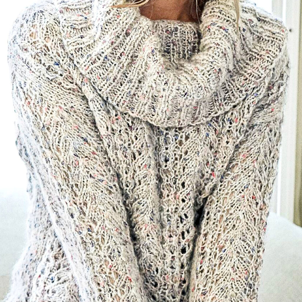 вязаный пуловер