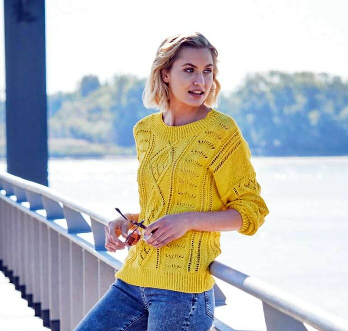 вязаный пуловер