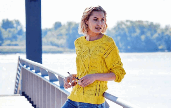 вязаный пуловер