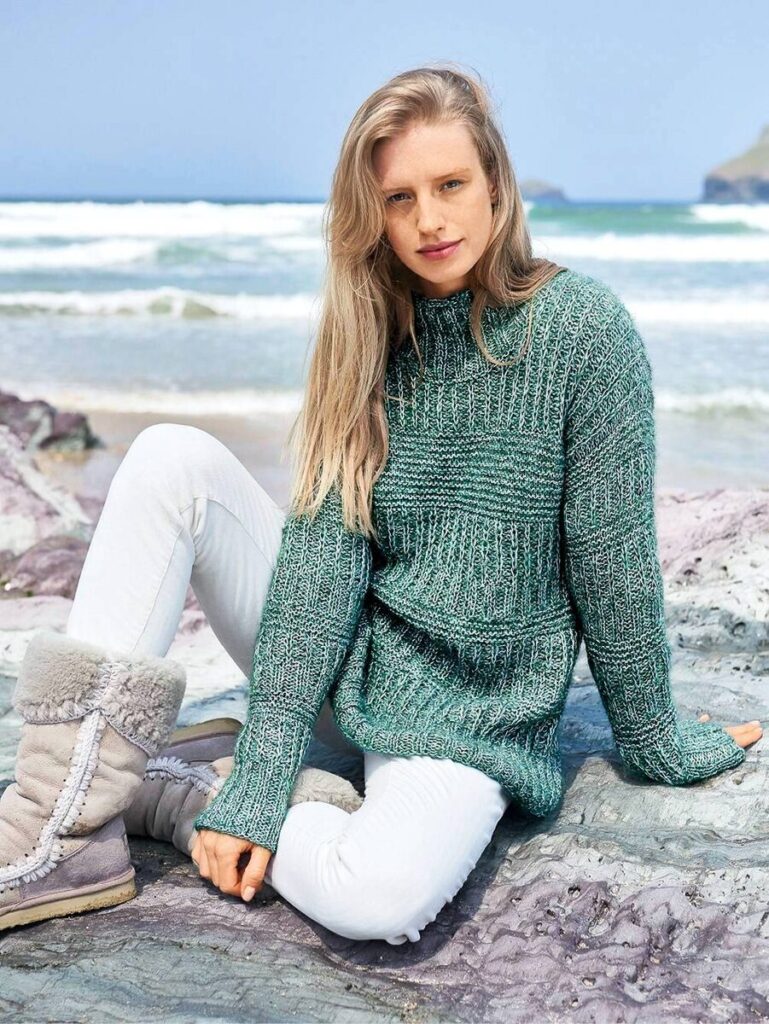 вязаный пуловер