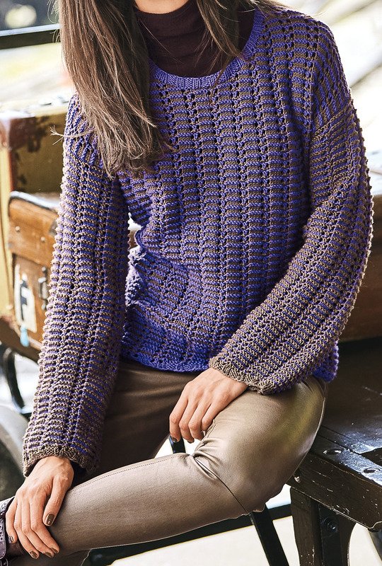 вязаный пуловер