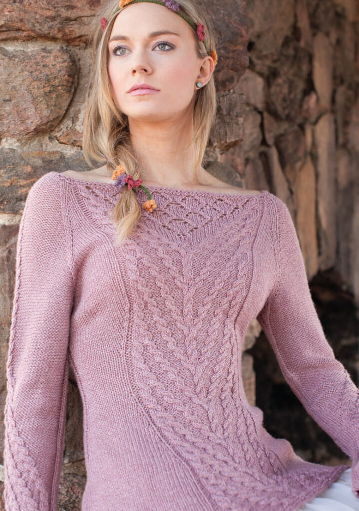 вязаный пуловер