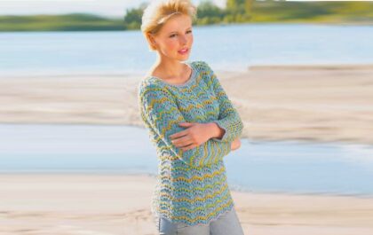 вязаный пуловер