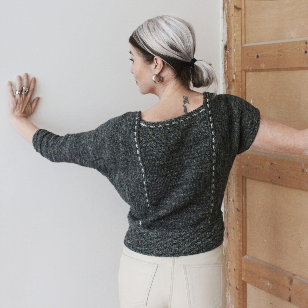 вязаный пуловер