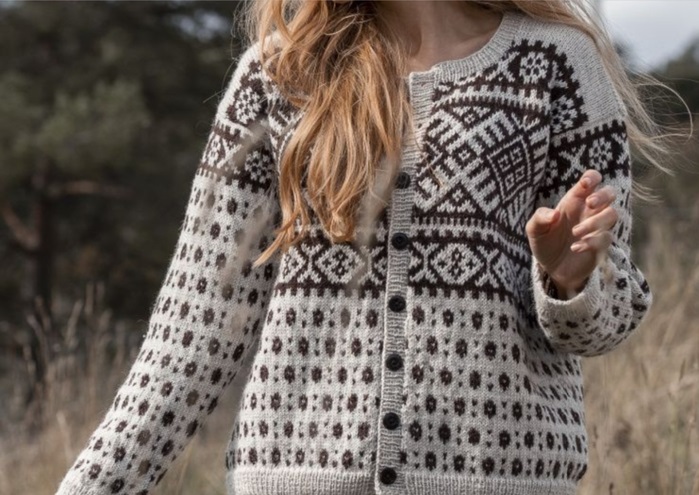 вязаный кардиган