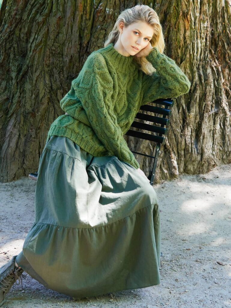 вязаный пуловер