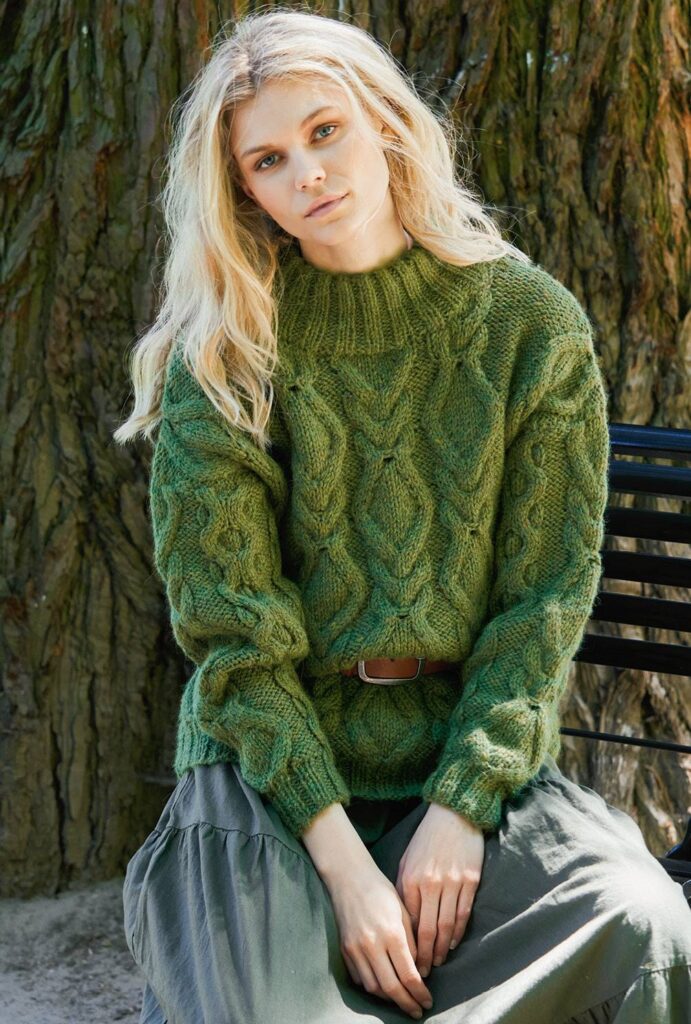 вязаный пуловер