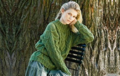 вязаный пуловер