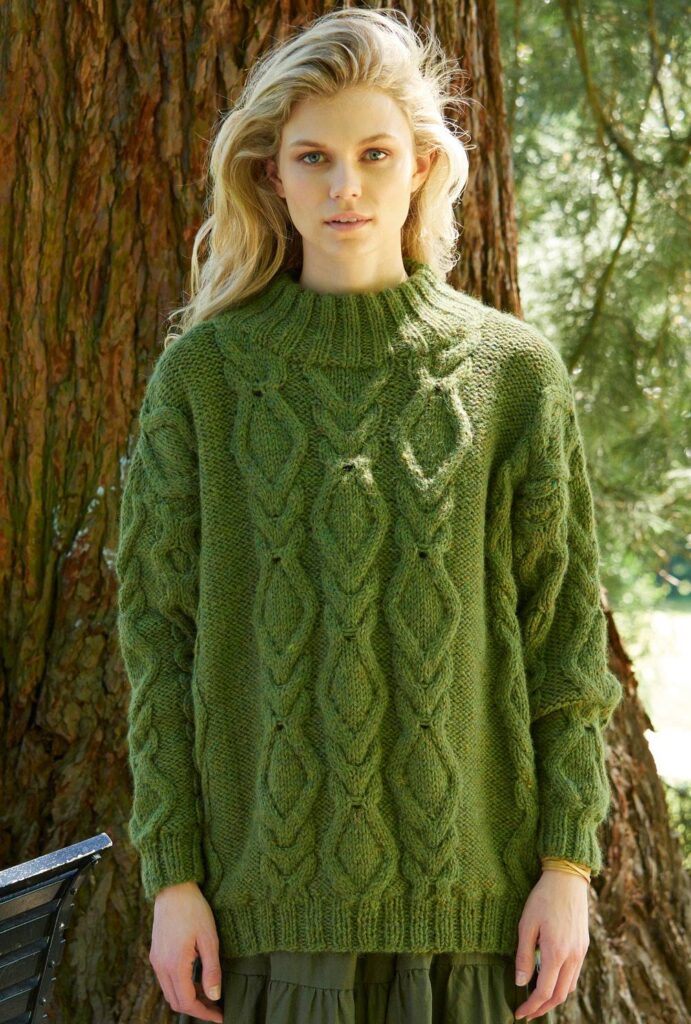 вязаный пуловер