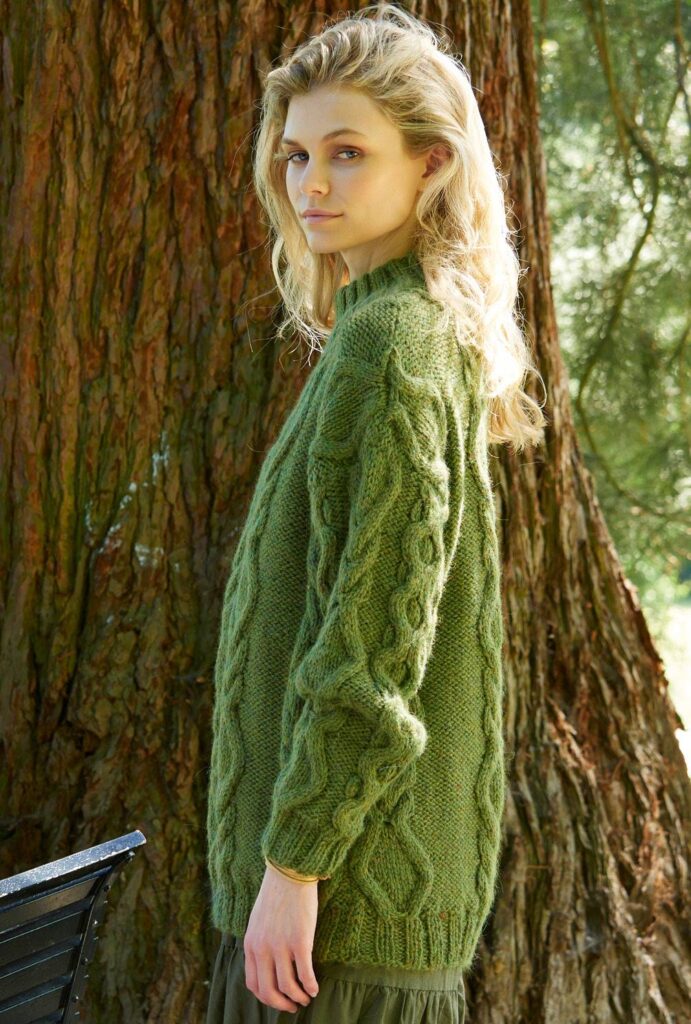 вязаный пуловер