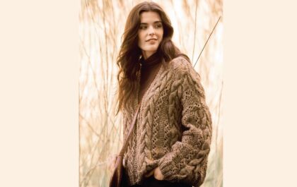 вязаный кардиган