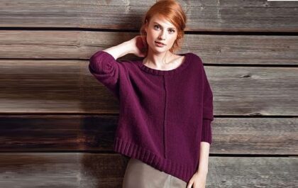 вязаный пуловер