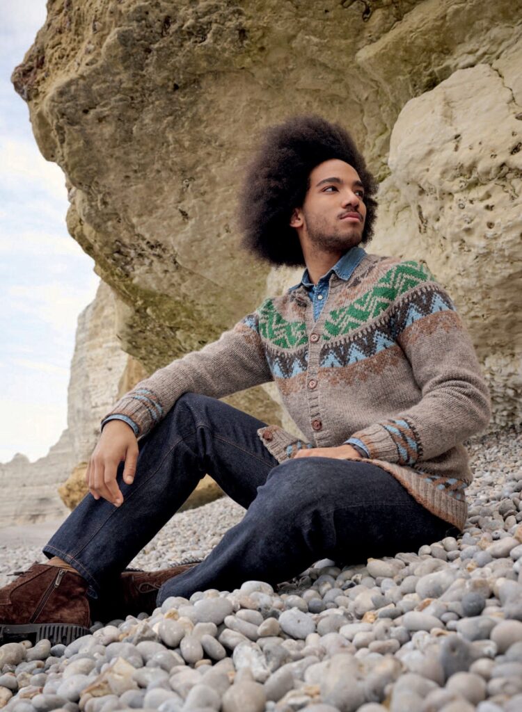 вязаный кардиган