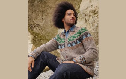 вязаный кардиган