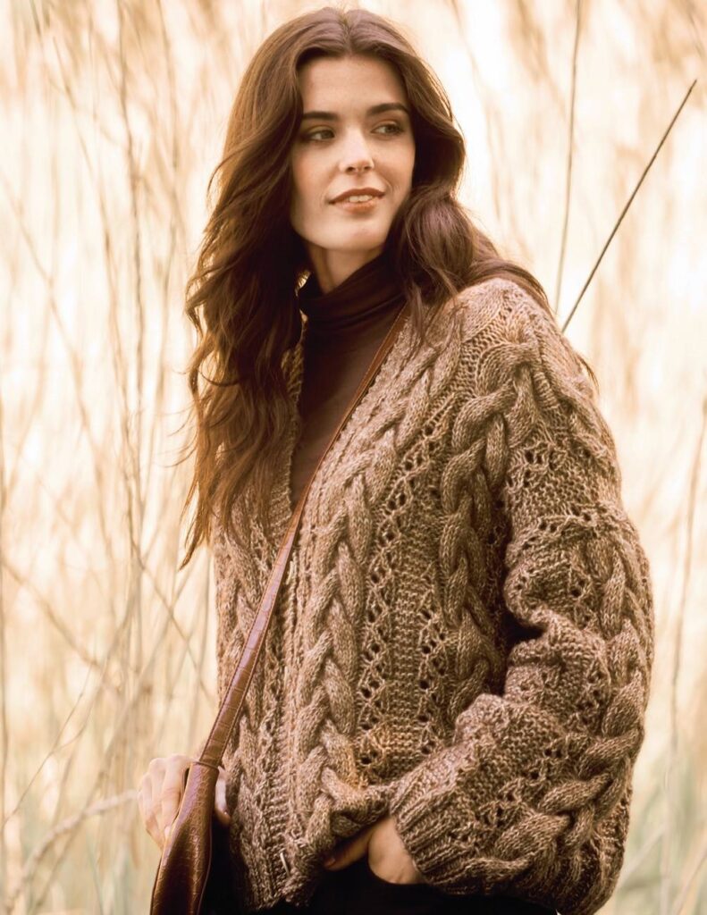 вязаный кардиган