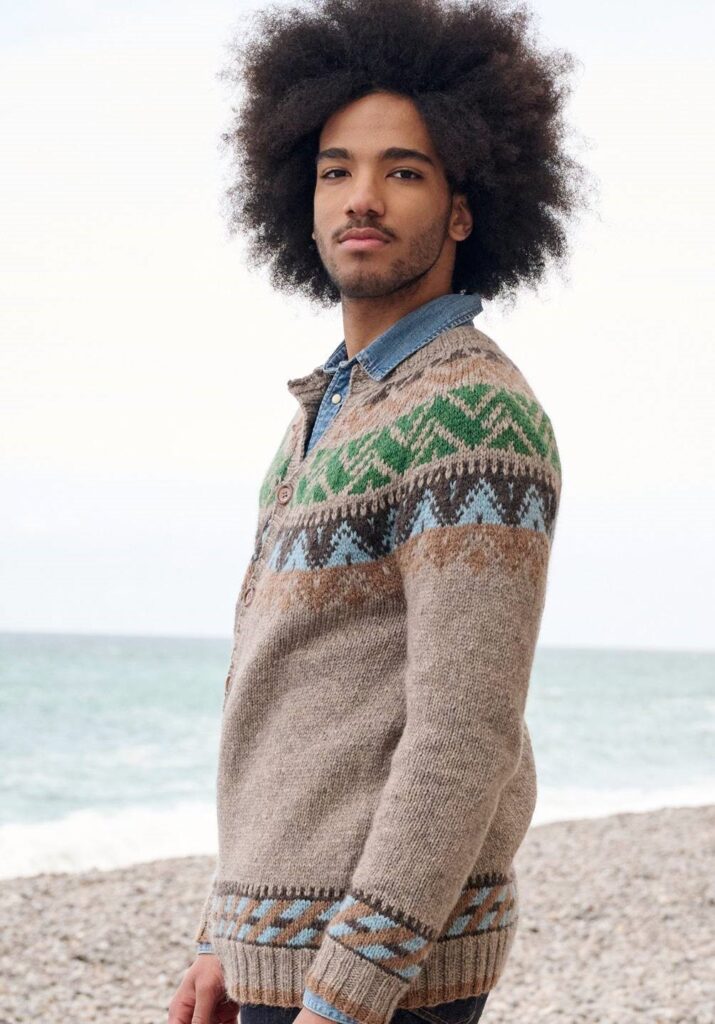 вязаный кардиган