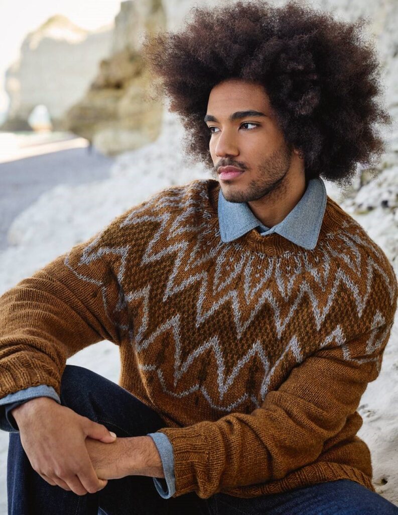 вязаный пуловер