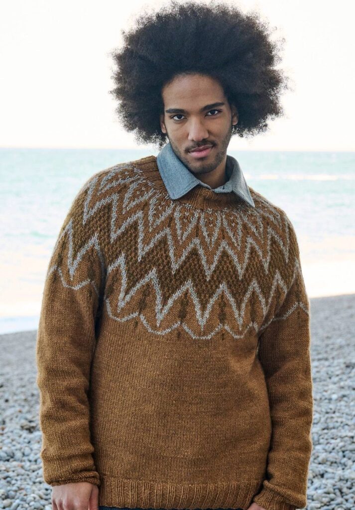 вязаный пуловер