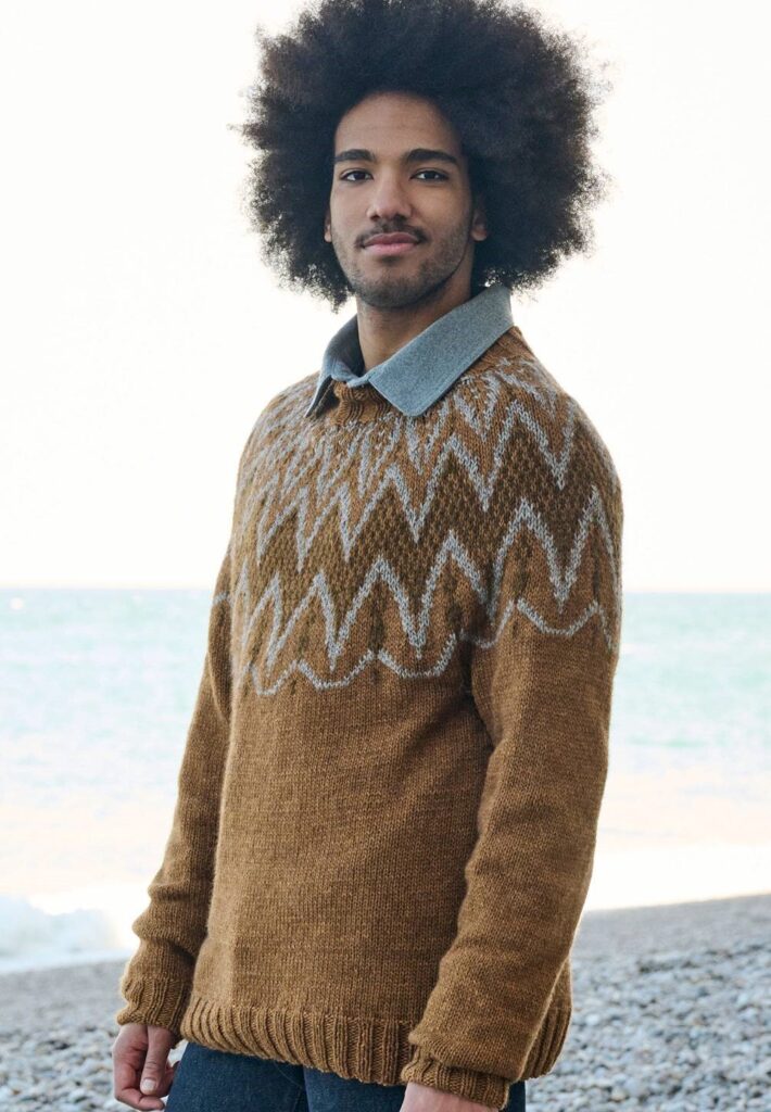 вязаный пуловер