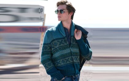 вязаный кардиган