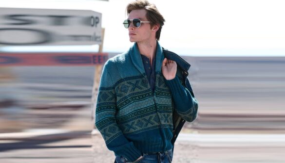 вязаный кардиган