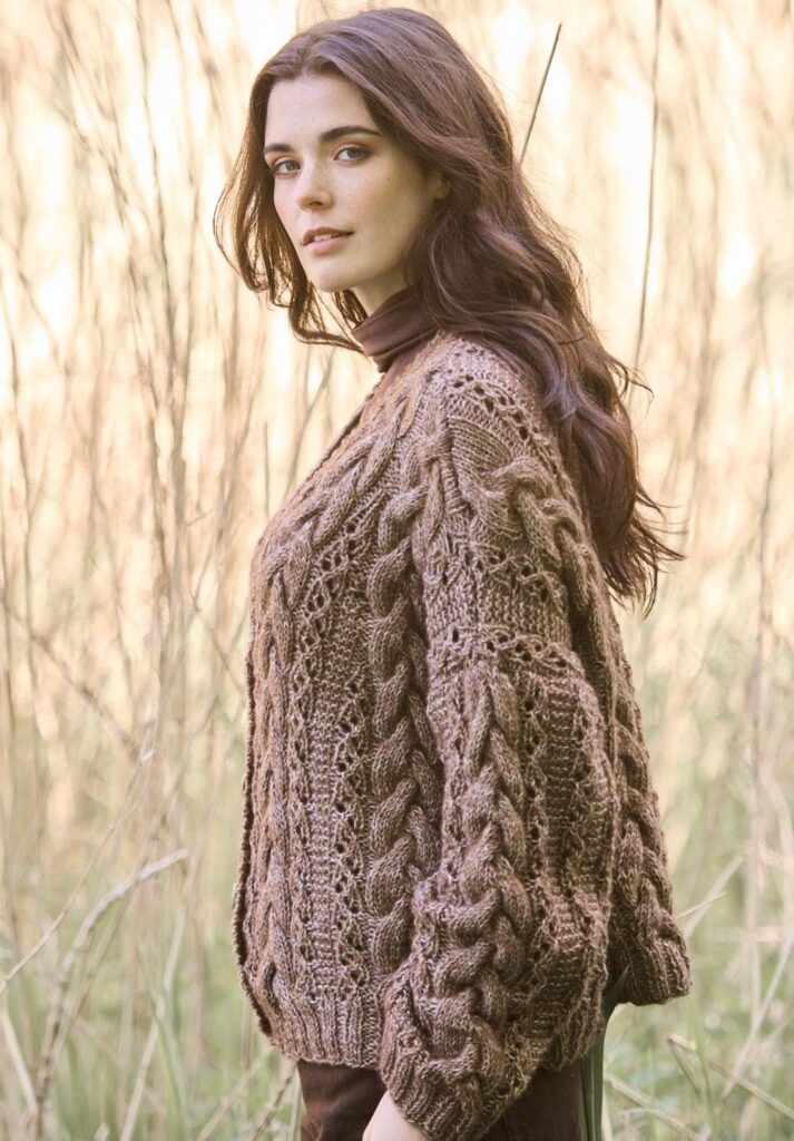 вязаный кардиган