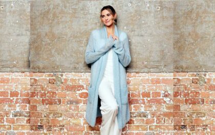 вязаный кардиган