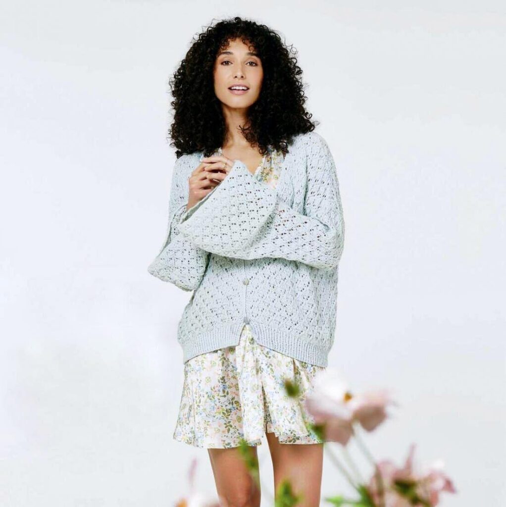 вязаный жакет