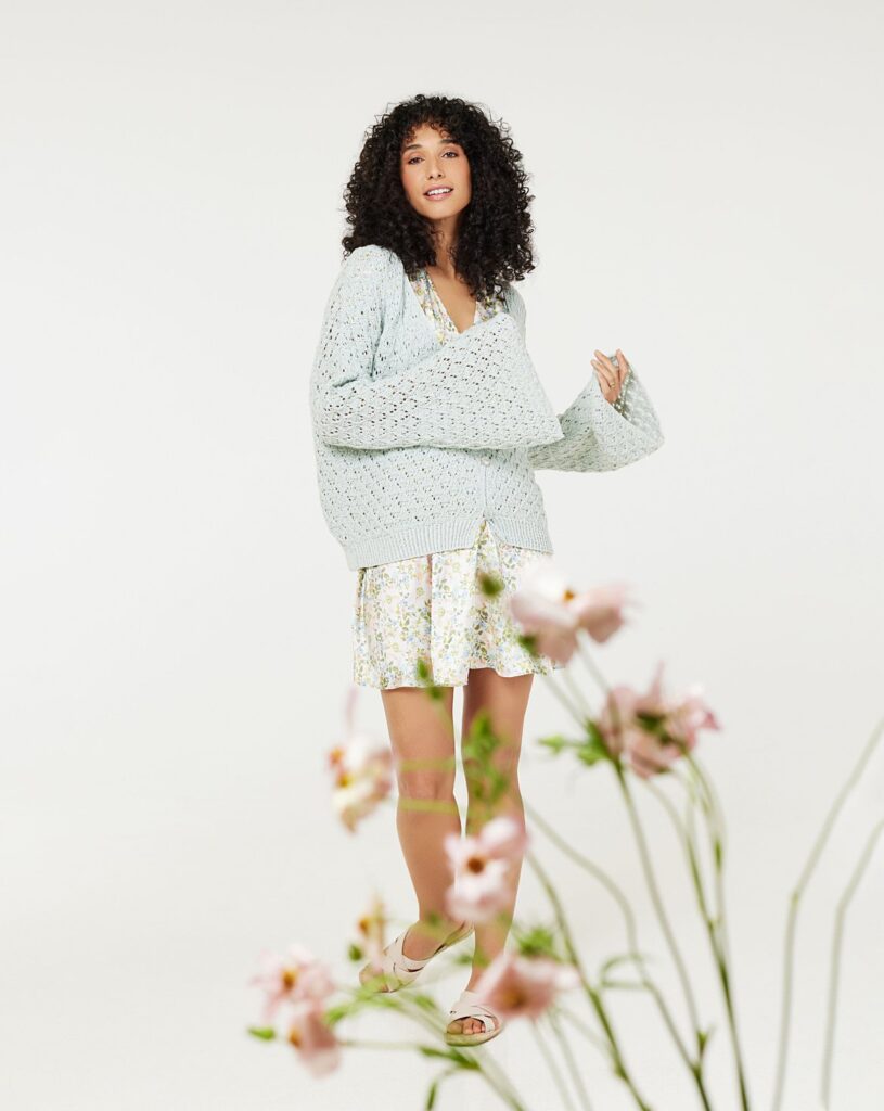 вязаный жакет