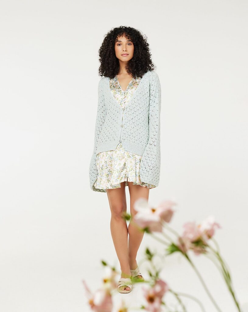 вязаный жакет