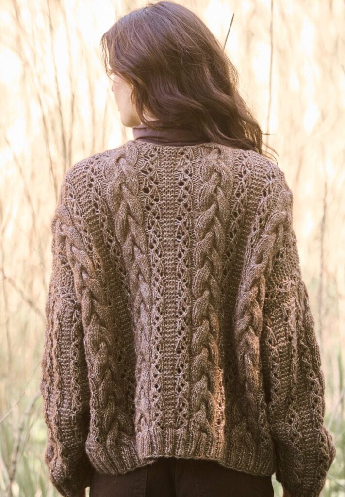 вязаный кардиган