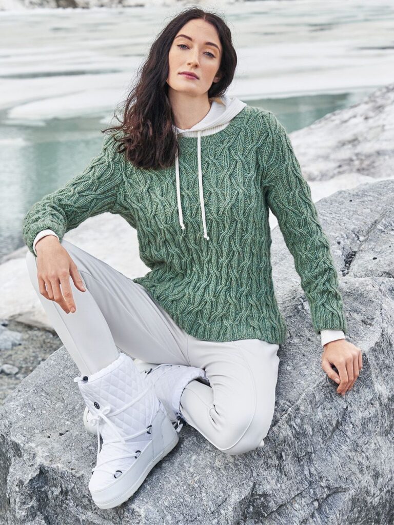 вязаный пуловер