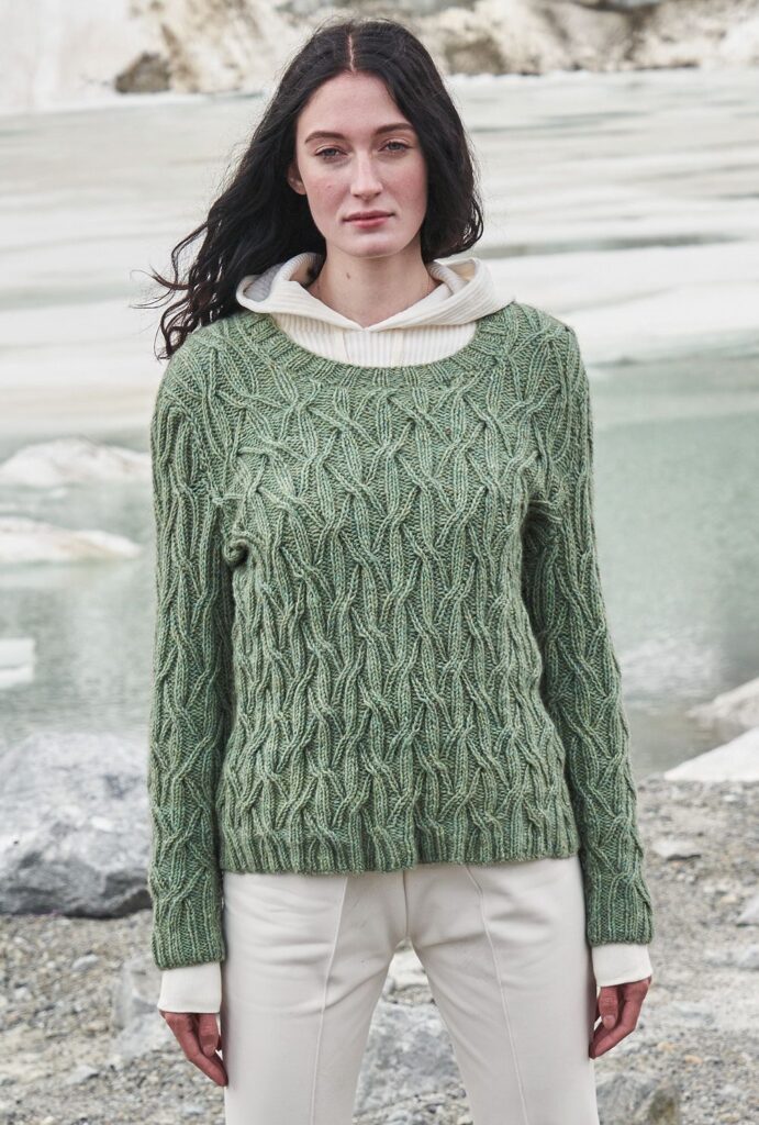 вязаный пуловер