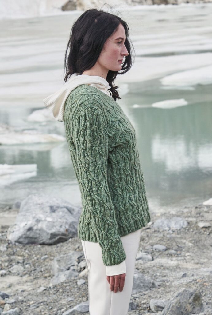 вязаный пуловер