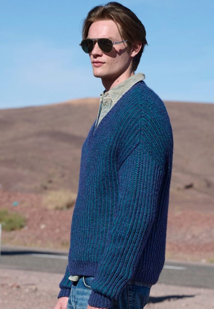 вязаный пуловер