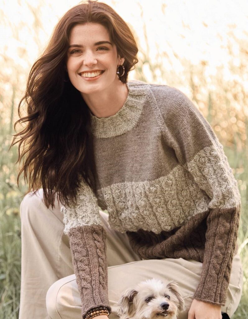 вязаный пуловер