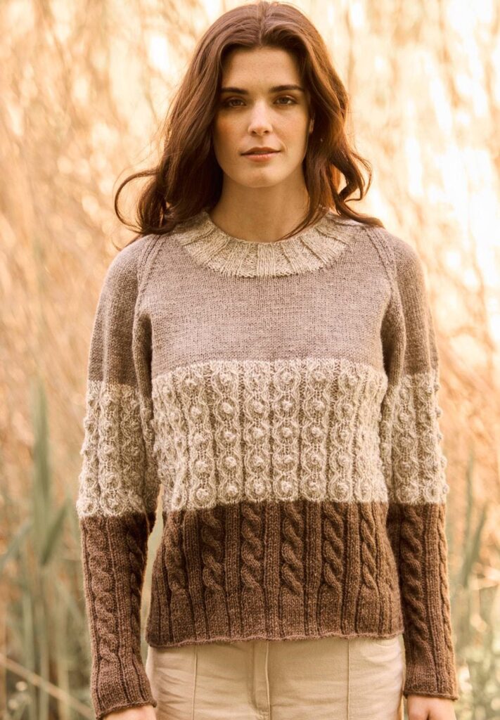 вязаный пуловер