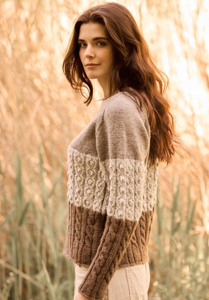 вязаный пуловер